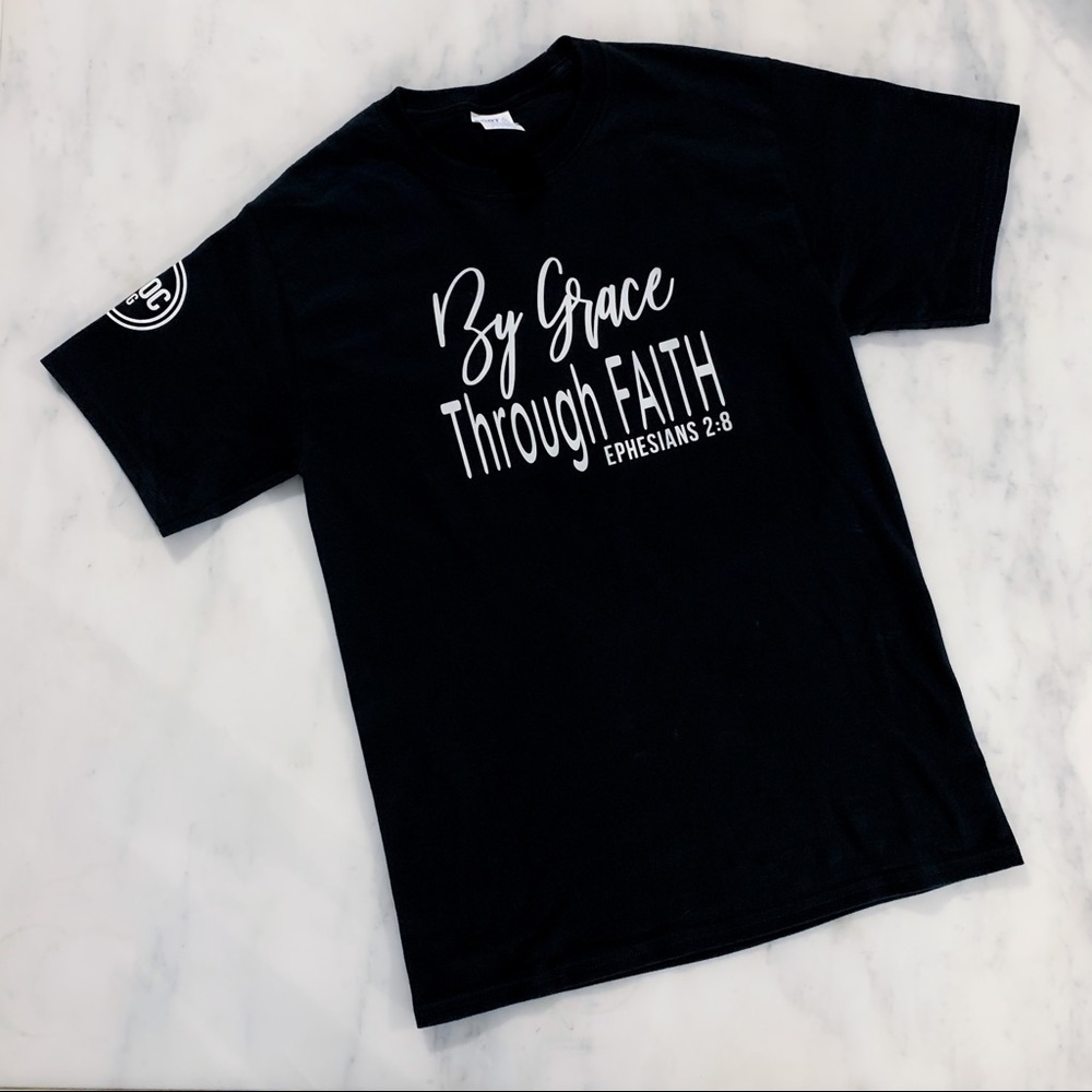 By Grace Through Faith Christian T-Shirt - Picture 5 of 9